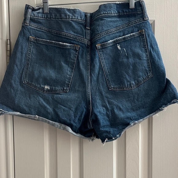 Abercrombie & Fitch The 4” Mom Short High Rise Denim Classic Cut Off Women’s 32 - Picture 2 of 6